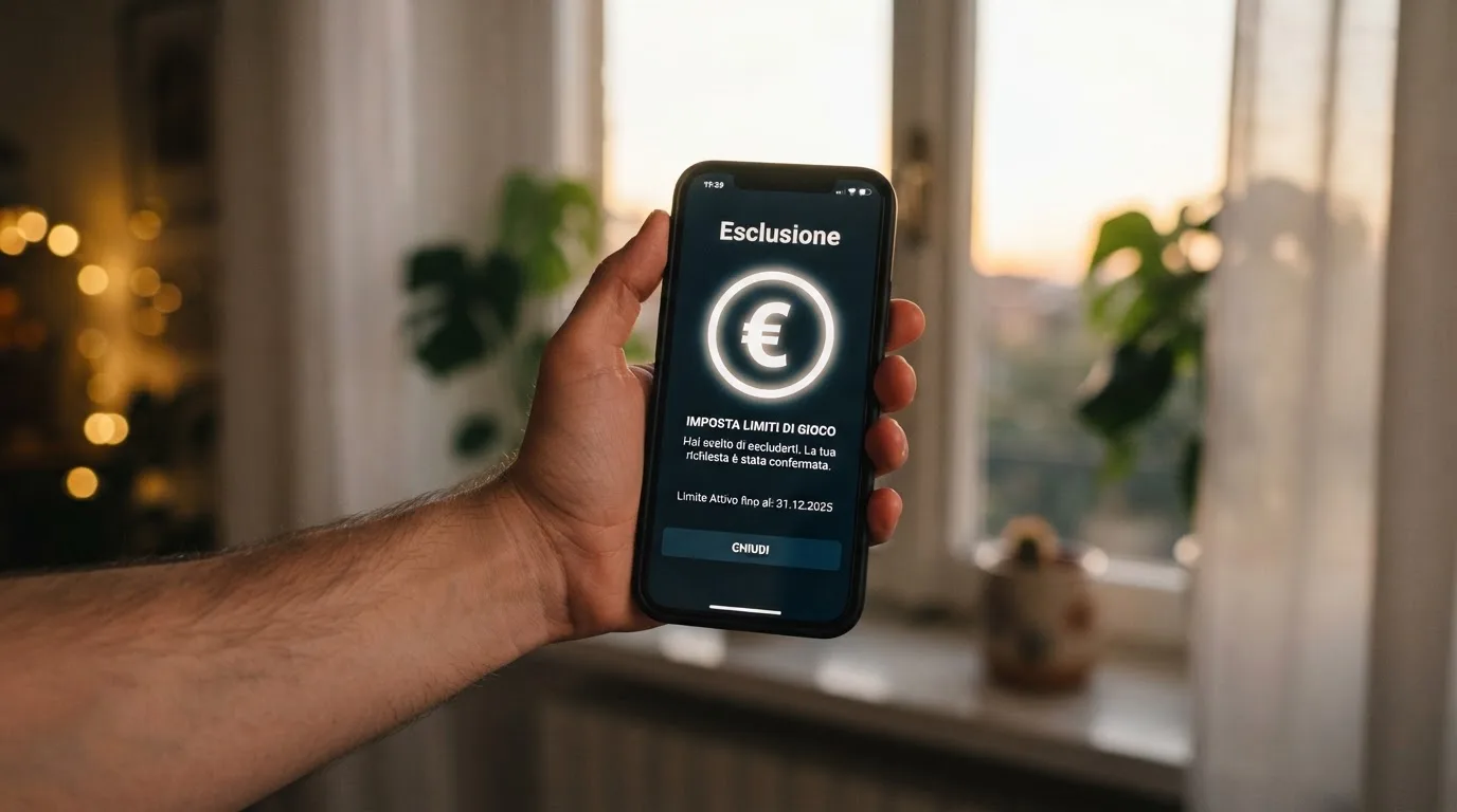 Mano che tiene uno smartphone accanto a una finestra, luce serale tranquilla — casino online italiani autorizzati aams